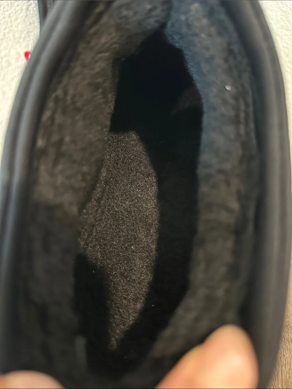HUNTER Askern Waterproof Suede Platform Bootie In Black Size 9
